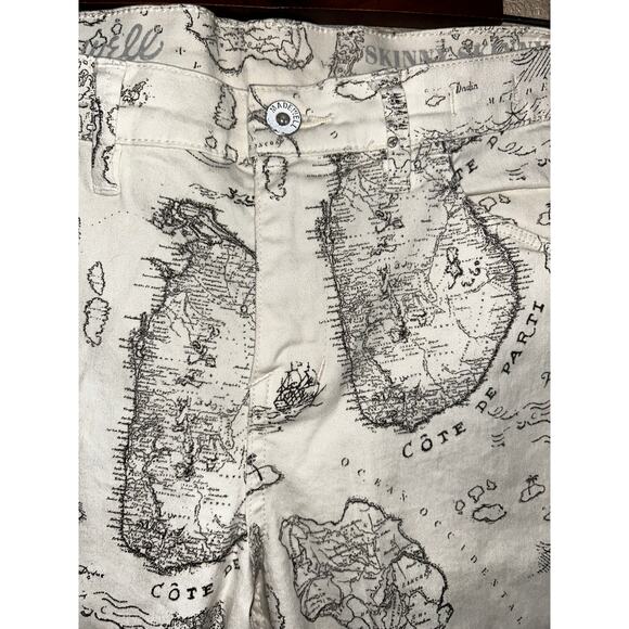 Madewell  Maps  Off White & Black  Jean / Pants  32 - Picture 4 of 7